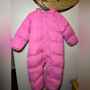 Pink Kids Puffer Snow Suit 18-24 Months